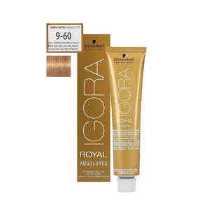 Schwarzkopf Professional Professional, Igora Royal Absolutes, farba do włosów 9-60, 60 ml - Farby do włosów i szampony koloryzujące - miniaturka - grafika 1