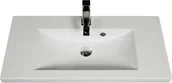 Umywalki - Umywalka dolomitowa Clever-800 biała - miniaturka - grafika 1