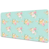 Podkładki na biurko - Duża podkładka na biurko Pastelowe bukiety 90x45cm - miniaturka - grafika 1