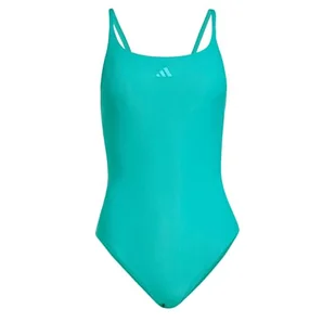 adidas Damski strój kąpielowy ICONISEA prążkowany wyściełany cienkie ramiączka 91 cm - Stroje kąpielowe - miniaturka - grafika 1