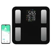 Wagi łazienkowe - Waga łazienkowa OROMED Oro-Bluetooth H Smart Czarny - miniaturka - grafika 1