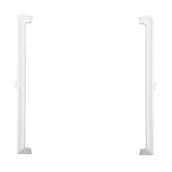 Klawisze i ramki - Ospel ARIA Ramka ozdobna do gniazd podwójnych BIAŁY ARIA RO-3U/00 - miniaturka - grafika 1