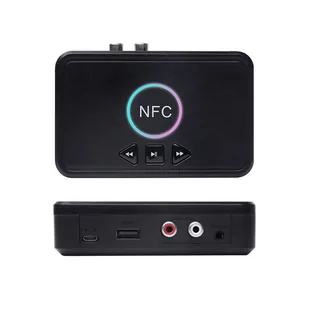 Receiver Adapter Audio NFC Bluetooth 5.0 Odbiornik D10 - Transmitery FM - miniaturka - grafika 1