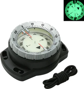 podwodny kompas nurkowy 50 m, świecący kompas nurkowy na nadgarstek, wodoodporne narzędzie nawigacyjne z elastycznym sznurkiem do nurkowania, biwakowania i innych aktywności na świeżym powietrzu - Kompasy - miniaturka - grafika 1