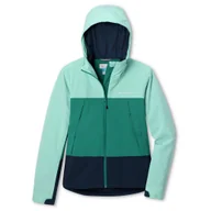 Kurtki i kamizelki sportowe damskie - Damska kurtka softshellowa Columbia Boulder Falls™ Jacket Rozmiar: M / Kolor: niebieski - miniaturka - grafika 1
