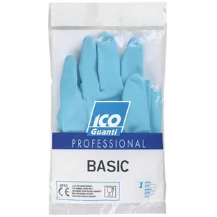 Rękawiczki lateksowe ICO GUANTI Basic Blue (rozmiar L) - Rękawiczki jednorazowe - miniaturka - grafika 1