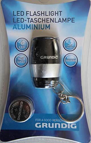 Grundig Latarka aluminiowa owalna 6 LED 34572