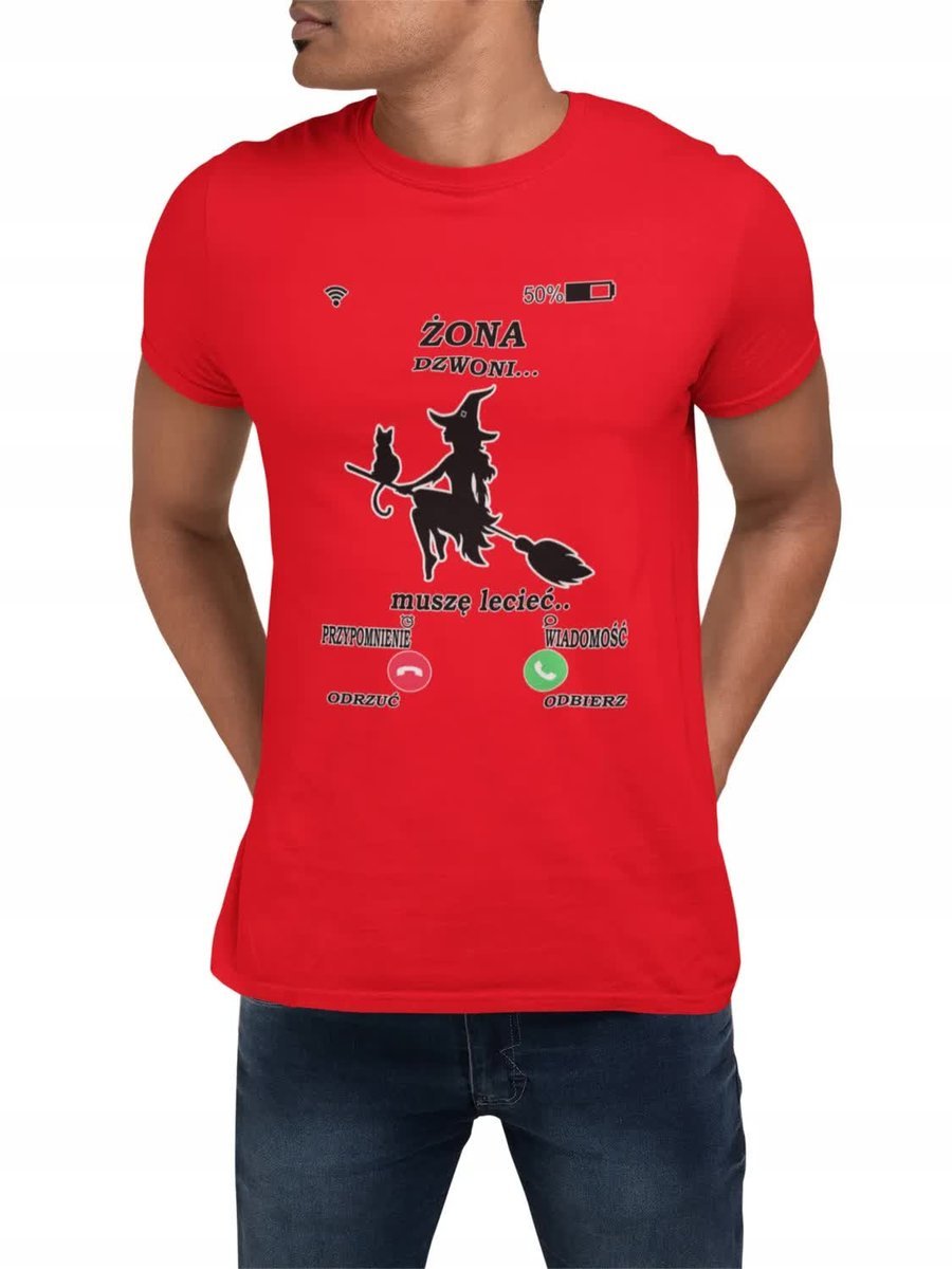 Koszulka T-Shirt Męska Prezent Dla Niego Walentynki Śmieszne Napisy - M