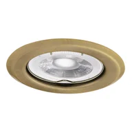 Lampy sufitowe - Oprawa Punktowa Sufitowa Wpuszczana Argus II Gx5,3/GU10 Mosiądz Mat Kanlux - miniaturka - grafika 1