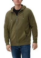 Bluzy męskie - s.Oliver Big Size Bluza męska 2124683, zielona, 3XL - miniaturka - grafika 1