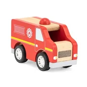Samochody i pojazdy dla dzieci - VIGA Toys Drewniany Wóz Straży Pożarnej 44512 - miniaturka - grafika 1