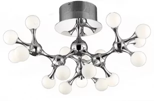Azzardo Oświetlenie NEURONO 18 TOP CHRONE/Biały (MD 6199-18) - Lampy sufitowe - miniaturka - grafika 1