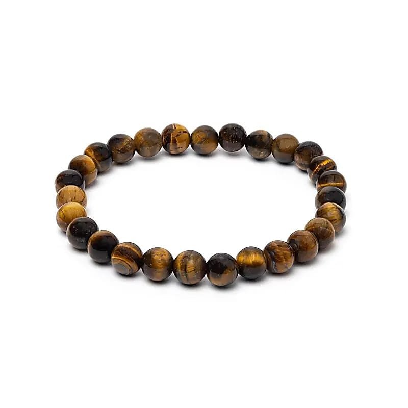 Bransoletka męska damska mala z tygrysim okiem