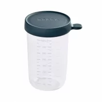 Beaba Pojemnik słoiczek szklany z hermetycznym zamknięciem 400 ml dark blue solution-bc-5094-0 - Lunch boxy - miniaturka - grafika 1