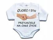 Body dla niemowląt - BODY Ojciec i syn przyjaciele na całe życie 74 dł - miniaturka - grafika 1