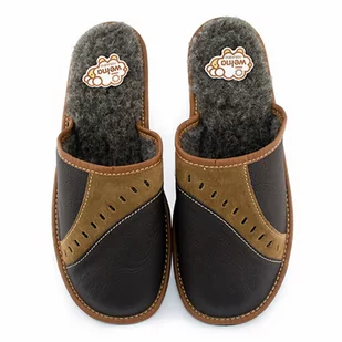 NOWO, Pantofle męskie ocieplane papucie, rozmiar 41 - Kapcie męskie - miniaturka - grafika 1