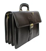 Teczki i aktówki - Aktówka MARCO (PL) Skóra Naturalna Torba Na Dokumenty Do Pracy CZARNA T33 - miniaturka - grafika 1