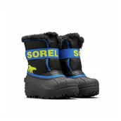 Buty dla chłopców - Dziecięce buty zimowe Sorel Childrens Snow Commander™ Boot Rozmiar butów (UE): 29 / Kolor: czarny/czerwony - miniaturka - grafika 1