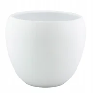 Donice - Donica Leon ceramiczna biała śr. 21cm - miniaturka - grafika 1