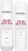 Zestawy kosmetyków damskich - Goldwell Dualsenses Color Extra Rich Zestaw nabłyszczający 200 ml + 250 ml - miniaturka - grafika 1