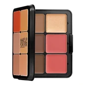 Bronzery i konturowanie twarzy - HD Skin All-In-One Palette - Paletka do konturowania - miniaturka - grafika 1