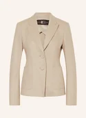 Marynarki i żakiety damskie - Luisa Cerano Blezer Z Flaneli beige - miniaturka - grafika 1