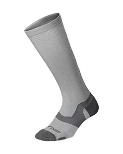 2XU Unisex Vectr Merino Light Cusion Full Length skarpety, szare/szare, 48, szary/szary, 48 - Skarpetki damskie - miniaturka - grafika 1