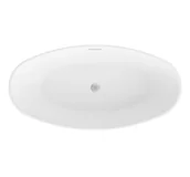 Wanny - Polimat Mango Wanna wolnostojąca 150x75 cm biała 00518 - odbiór osobisty: Kraków, Warszawa - miniaturka - grafika 1