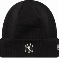Czapki damskie - New Era Czapka Beanie zimowa NEW ERA NY Yankees Metallic Pin czarna - miniaturka - grafika 1