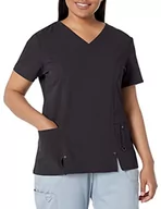 Koszulki i topy damskie - Dickies Damski top z dekoltem w serek, Pewter (cynołów), S - miniaturka - grafika 1