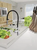 Baterie kuchenne - Invena Terra Bateria kuchenna wysoka czarna/chrom BZ-54-L04-D - miniaturka - grafika 1