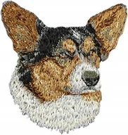 Pasmanteria - Welsh Corgi Cardigan Haft Naszywka Przyszywka Łata - miniaturka - grafika 1