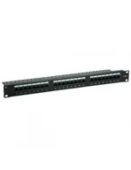 Serwery - VALUE PatchPanel 19&quot;&quot; Kat.6 24xRJ-45 UTP czarny - miniaturka - grafika 1