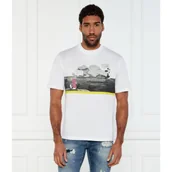 Koszulki męskie - Iceberg T-shirt ICEBERG X LOONEY TUNES | Regular Fit - miniaturka - grafika 1