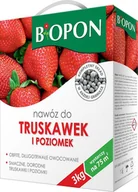 Nawozy ogrodnicze - Biopon nawóz do truskawek i poziomek 3kg - miniaturka - grafika 1