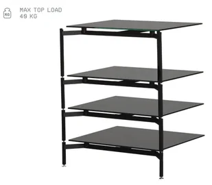 Sonorous RX6040 Stolik rtv Hi-Fi Audio pod gramofon wzmacniacz lampowy 7rx6040bblk - Szafki RTV - miniaturka - grafika 1