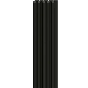 Panel lamelowy Linerio S-Line 2650 x 122 x 12 mm black VOX - Panele ścienne i boazeria - miniaturka - grafika 1
