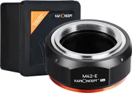 Tulejki, adaptery, redukcje do aparatów - K&F ADAPTER M42 na Sony NEX E-mount K&F wersja PRO - miniaturka - grafika 1