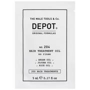 Serum do włosów - Depot NO. 204 Hair Treatment Oil, odżywczy olejek do pielęgnacji włosów dla mężczyzn, nabłyszcza, regeneruje, 5ml - miniaturka - grafika 1