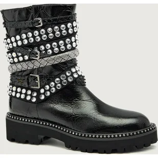 Kurt Geiger Skórzane botki MULTI STRAP - Botki damskie - miniaturka - grafika 1