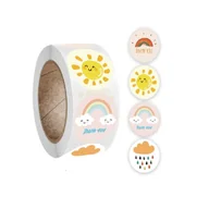 Scrapbooking - Naklejki Ozdobne Okrągłe Thank You Mix 20 Szt. - miniaturka - grafika 1