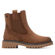 Botki damskie - Refresh 173027, Botki damskie, Taupe, 36 EU, taupe, 36 EU - miniaturka - grafika 1