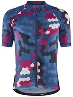 Koszulki rowerowe - Craft ADV Endur Graphic Jersey Men, niebieski/czerwony S 2022 Koszulki kolarskie - miniaturka - grafika 1