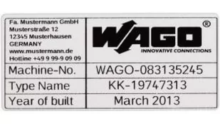 Wago Etykieta samoprzylepna z poliestru o wymiarach 44x99mm srebrna 210-804 210-804 - Inne akcesoria elektryczne - miniaturka - grafika 1
