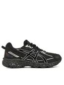 Buty dla dziewczynek - Asics Sneakersy Gel-Venture 6 Gs 1204A122 Czarny - miniaturka - grafika 1