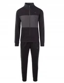 Dresy męskie - Komplet dresowy Nike czarny FLEECE TRACKSUIT DM6836-010 r. XL - miniaturka - grafika 1