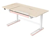 Biurka dla dzieci - Różowe biurko elektryczne z regulacją wysokości M2-W84 - miniaturka - grafika 1