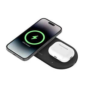 Ładowarka podwójna BoostCharge Pro Qi2 15W czarna - Ładowarki do telefonów - miniaturka - grafika 6
