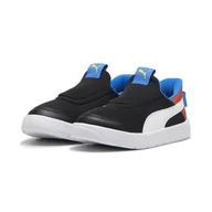 Buty dla dziewczynek - Puma Courtflex v3 Buty Dziecięce Czarny 28 - miniaturka - grafika 1