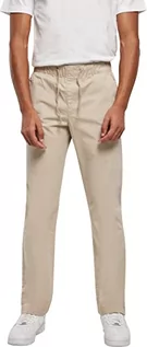 Spodnie męskie - Urban Classics Proste spodnie męskie z rozcięciem, Miękka trawa morska, L - grafika 1